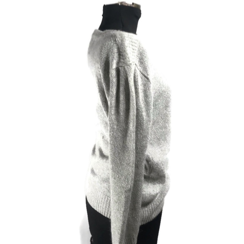 Vintage Tally-Ho Gray Silk Blend Sweater - Picture 11 of 11